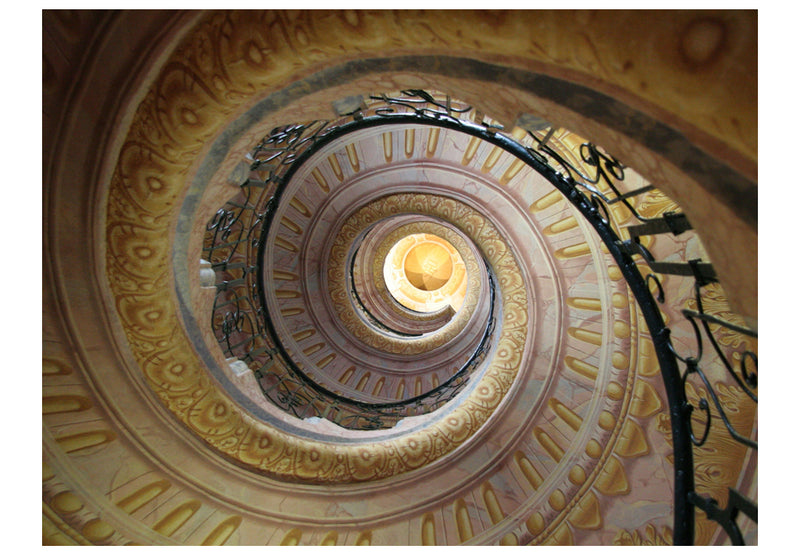 Fototapetes - Dekoratīvās spirālveida kāpnes