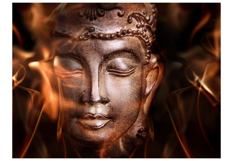 Fototapetes - Buda - meditācijas uguns.