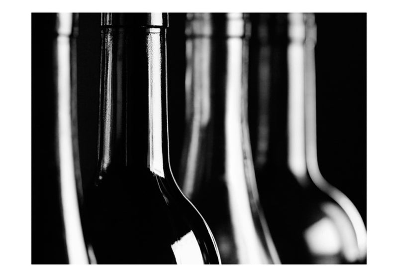Fototapetes - Vīna pudeles