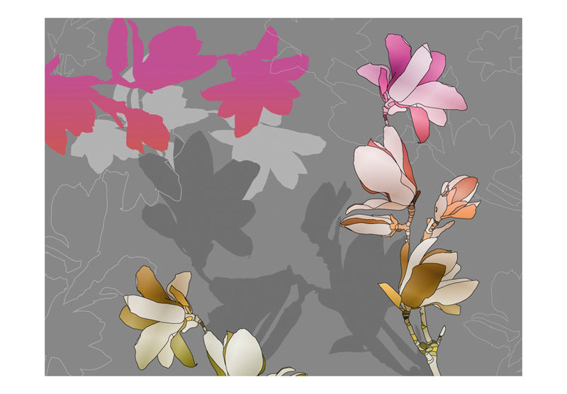 Fototapetes ar ziediem - Pastelas magnolijas