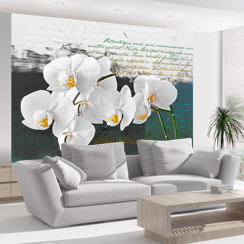 Fototapetes ar ziediem - Orhideja - dzejnieka iedvesma