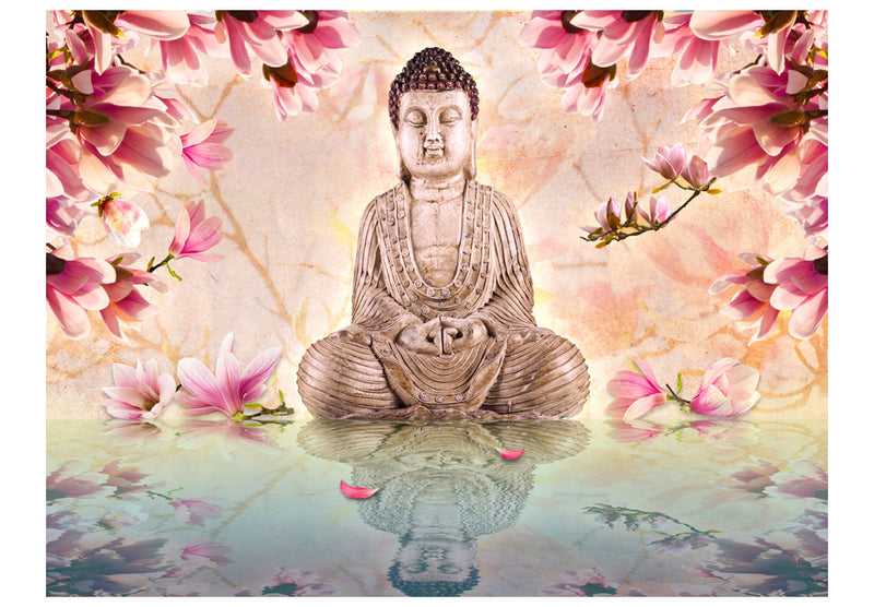 Fototapetes ar ziediem - Buda un magnolija