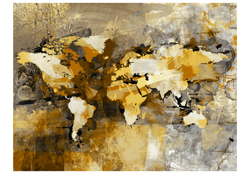 Fototapetes - Pasaules mākslinieciskā karte