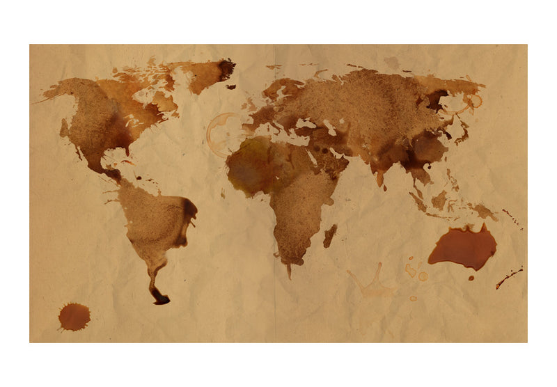 Fototapetes - Pasaules tējas karte