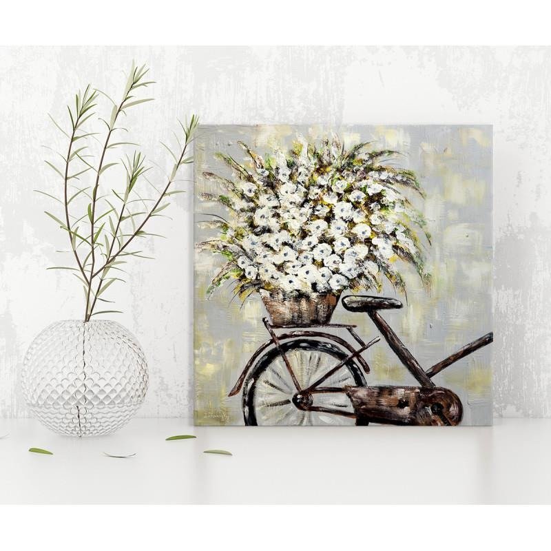 Dekoratīvais panelis - Flowers On A Bicycle 