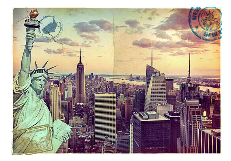 Fototapetes - Pastkarte no Ņujorkas