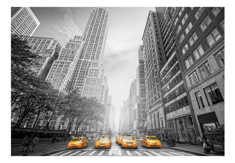 Fototapetes - Ņujorka - dzeltenie taksometri