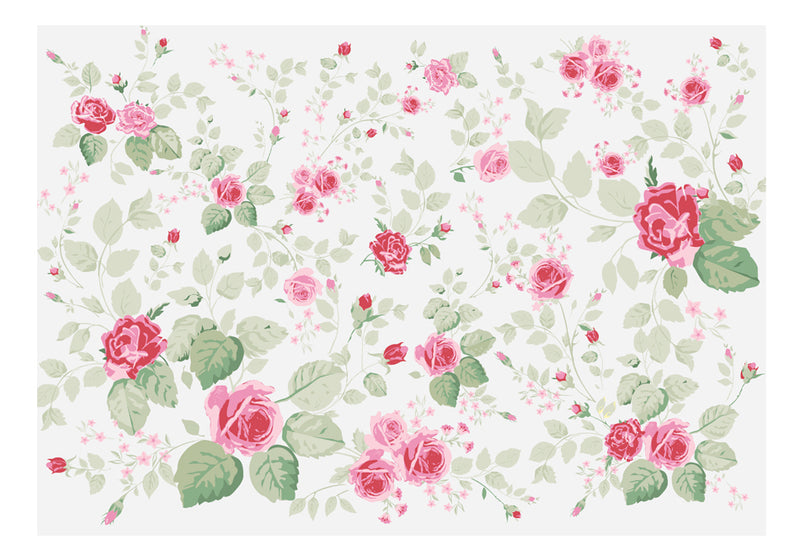 Fototapetes ar ziediem - Rozā prieki