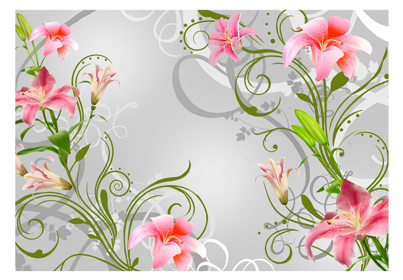 Fototapetes ar ziediem - Smalks liliju skaistums III
