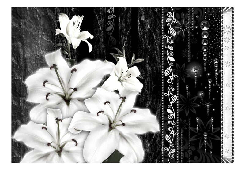 Fototapetes ar ziediem - Liliju raudāšana