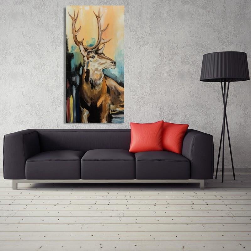 Dekoratīvais panelis - Painted Deer 