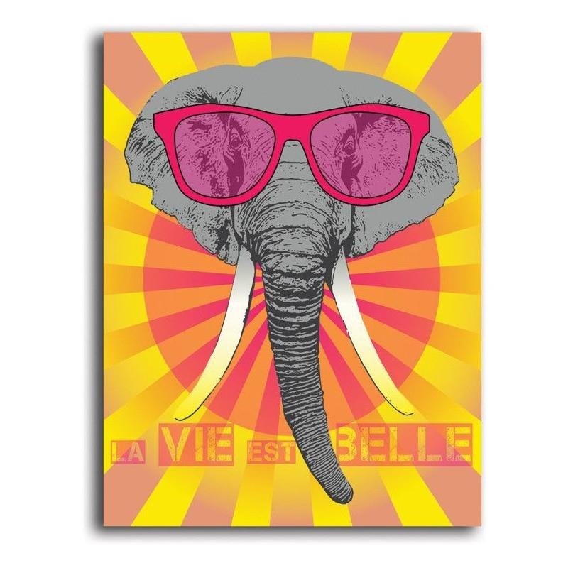 Dekoratīvais panelis - Elephant Glasses 