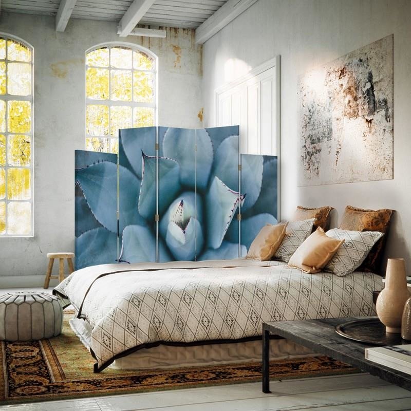 Decorative Aizslietnis, 5 paneļi, Divpusējs, 360 ° rotējošas eņģes, kanva, Agave 