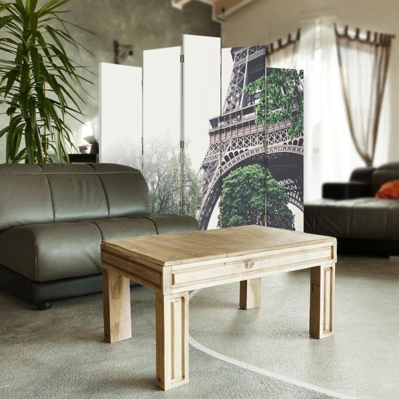 Decorative Aizslietnis, 5 paneļi, Divpusējs, 360 ° rotējošas eņģes, kanva, Fragment Of Eiffel Tower 