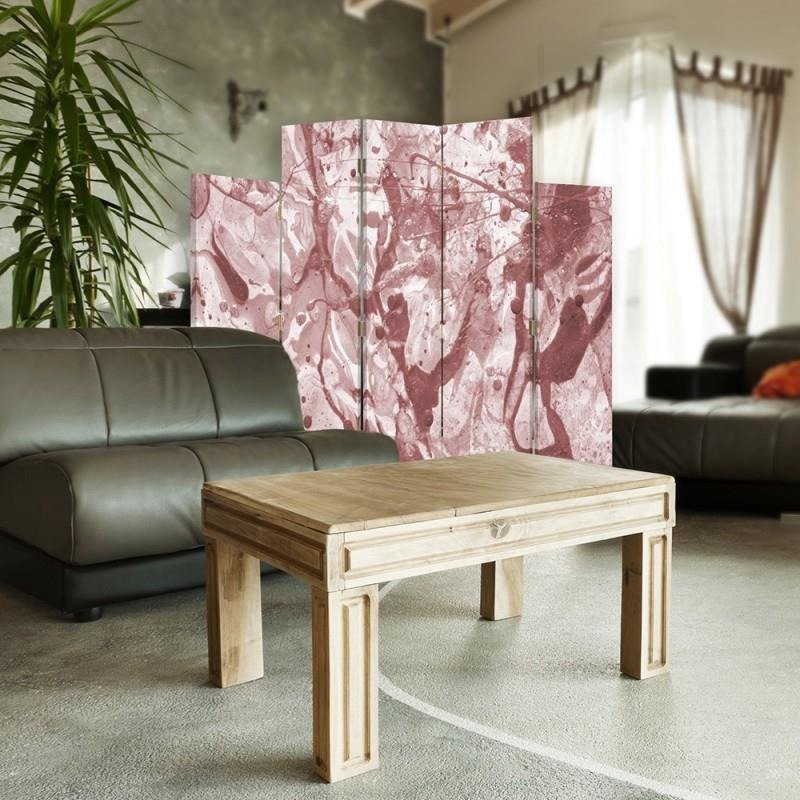 Decorative Aizslietnis, 5 paneļi, Divpusējs, 360 ° rotējošas eņģes, kanva, Spilled Paint 