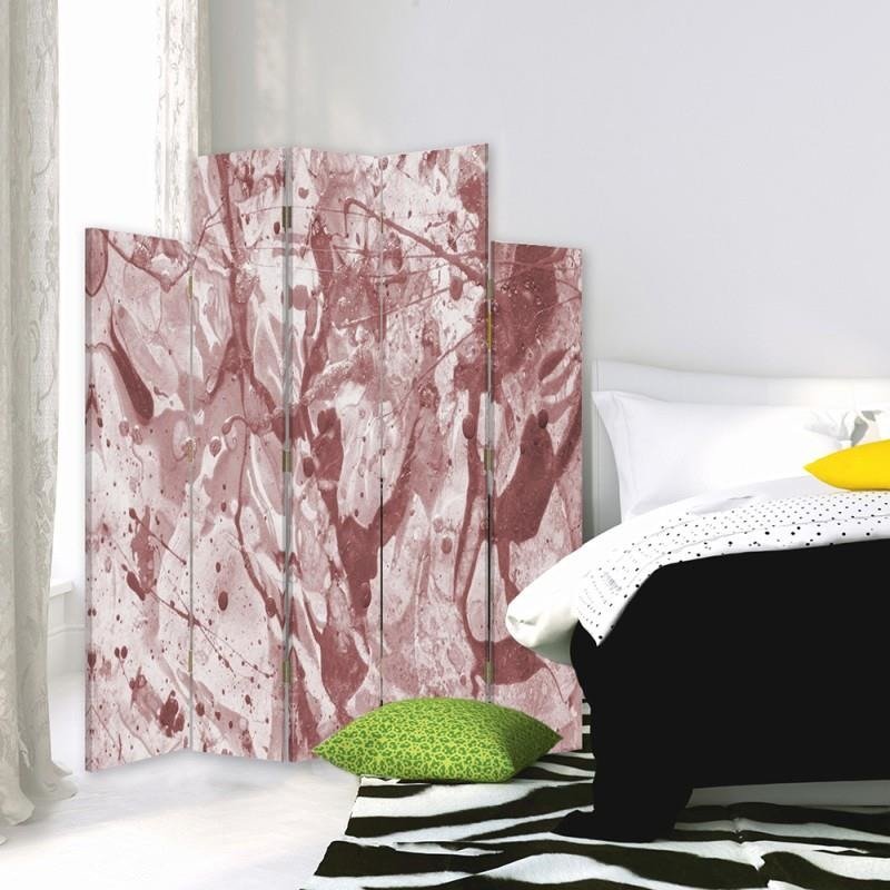 Decorative Aizslietnis, 5 paneļi, Divpusējs, 360 ° rotējošas eņģes, kanva, Spilled Paint 