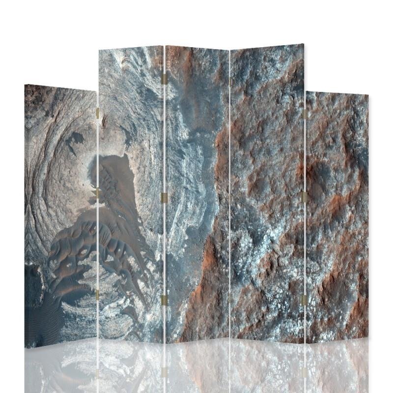 Decorative Aizslietnis, 5 paneļi, kanva, Structural Abstraction 