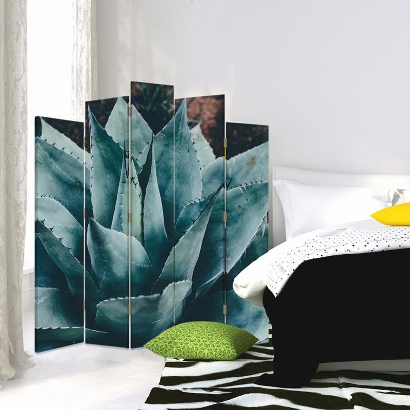 Decorative Aizslietnis, 5 paneļi, kanva, Agave 2 