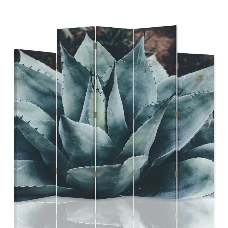 Decorative Aizslietnis, 5 paneļi, kanva, Agave 2 
