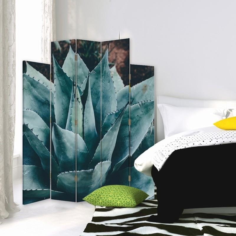Decorative Aizslietnis, 5 paneļi, kanva, Agave 2 