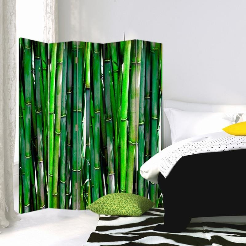 Aizslietnis, 5 paneļi, kanva, Bamboo 