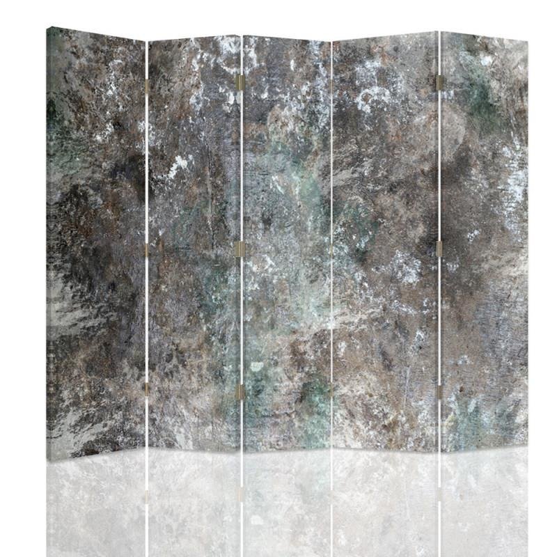Aizslietnis, 5 paneļi, kanva, Concrete Wall 