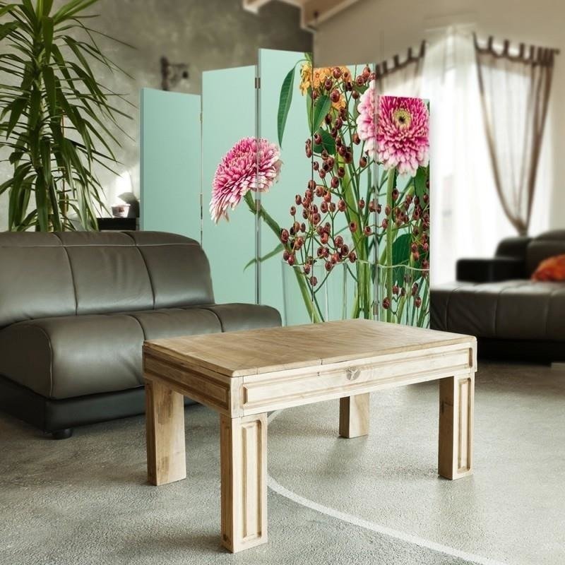 Decorative Aizslietnis, 5 paneļi, kanva, Gerbera 