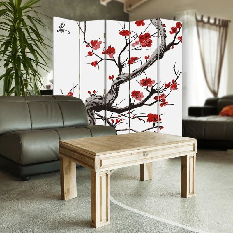 Aizslietnis, 5 paneļi, kanva, Japanese Cherry 2 