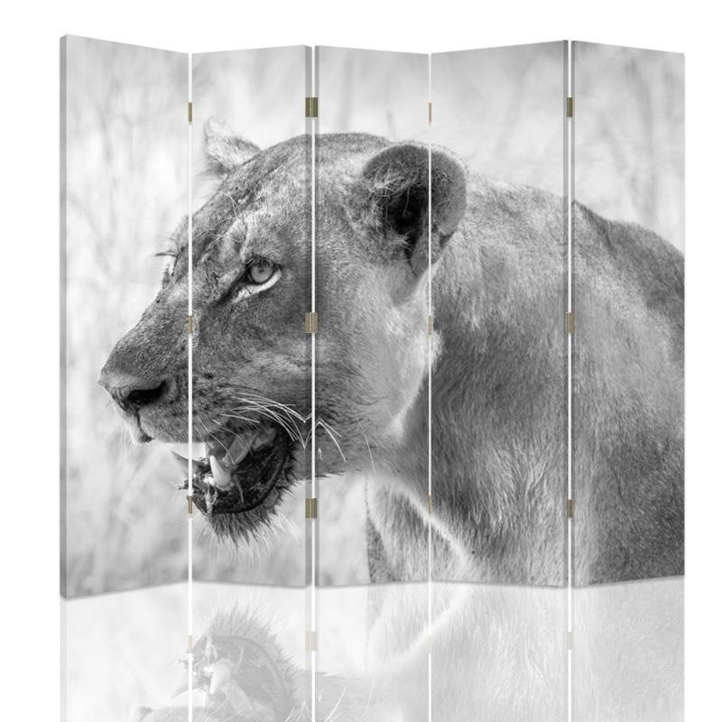 Aizslietnis, 5 paneļi, kanva, Lioness 