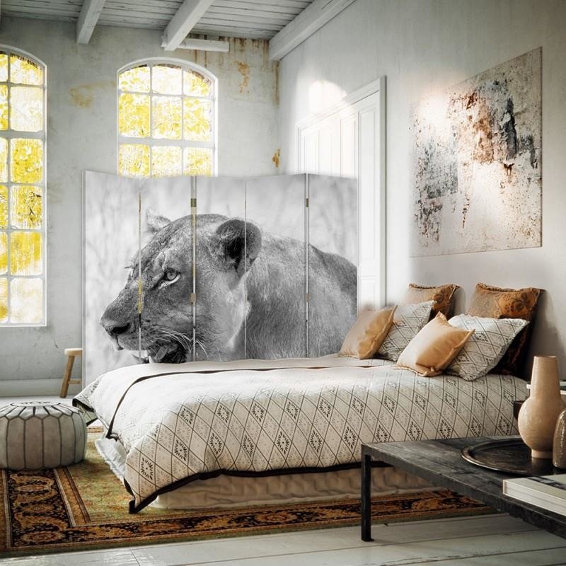 Aizslietnis, 5 paneļi, kanva, Lioness 