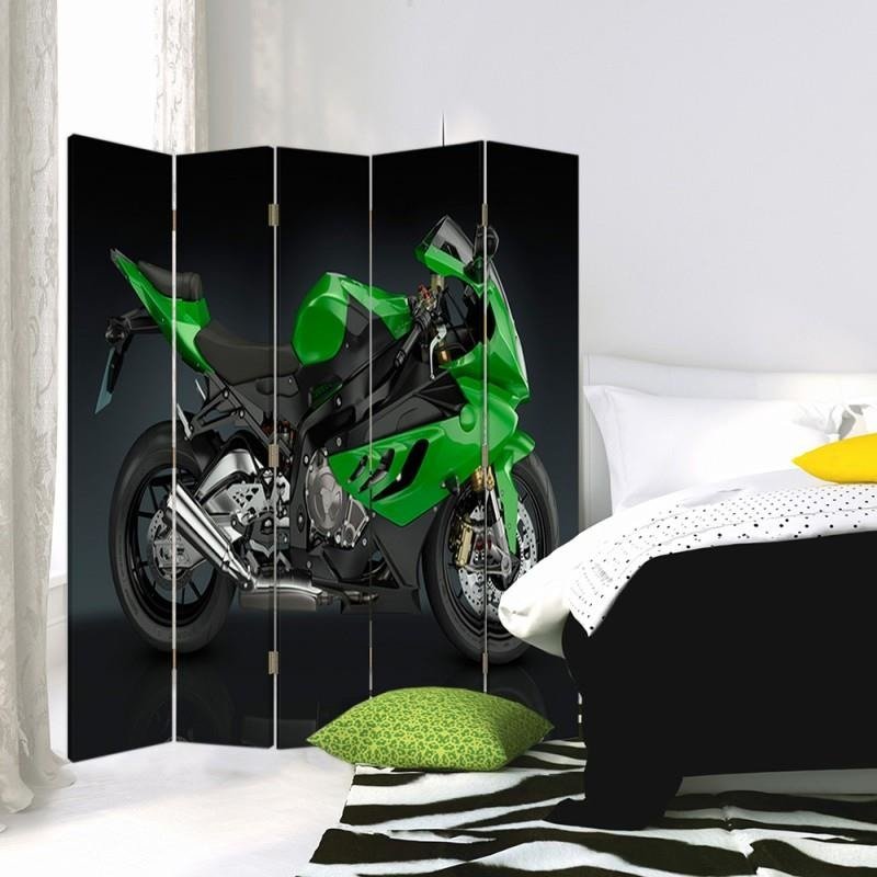 Aizslietnis, 5 paneļi, kanva, Motorcycle Sport 