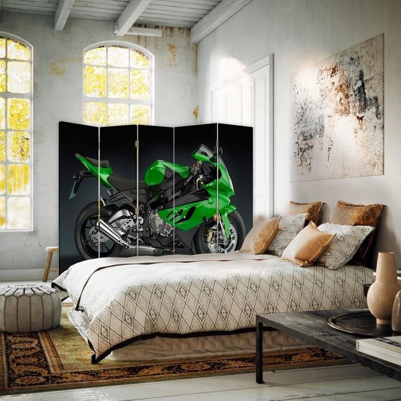 Aizslietnis, 5 paneļi, kanva, Motorcycle Sport 