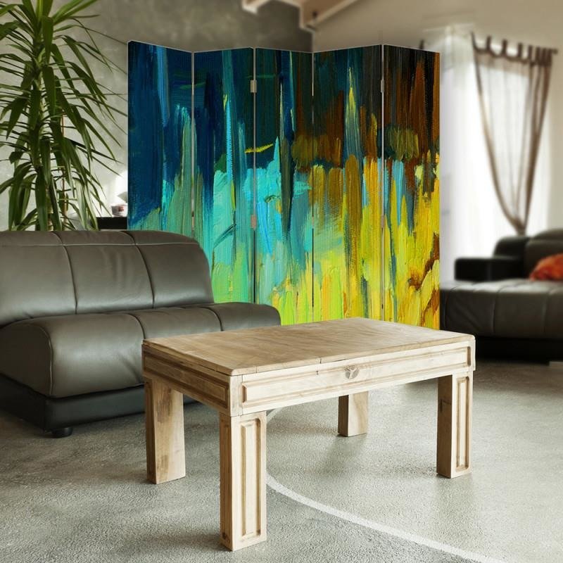 Aizslietnis, 5 paneļi, kanva, Landscape Abstract 2 