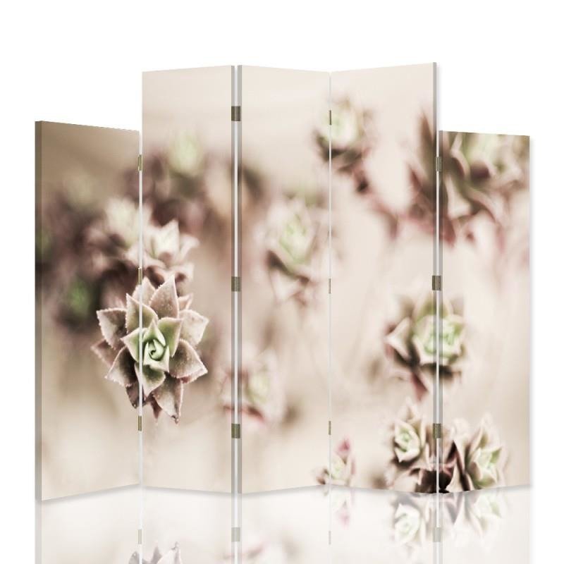 Decorative Aizslietnis, 5 paneļi, kanva, Sedum Naskalny 