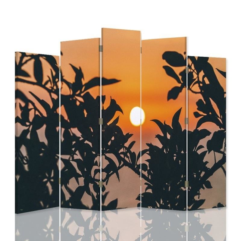 Decorative Aizslietnis, 5 paneļi, kanva, Sun For Plants 