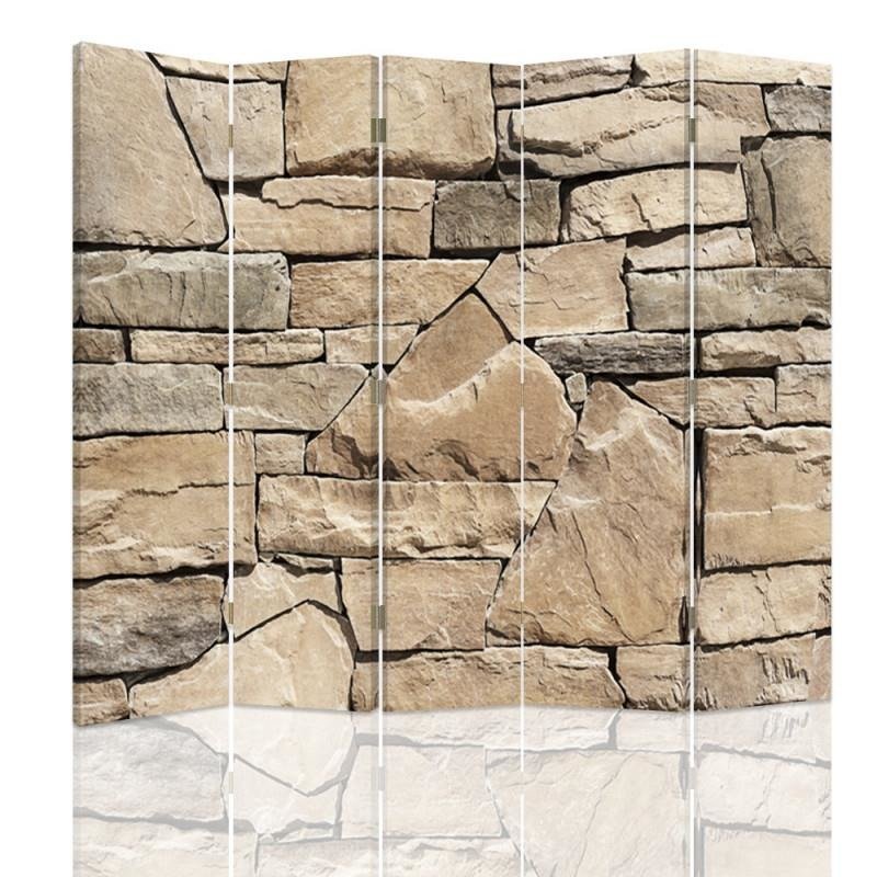 Aizslietnis, 5 paneļi, kanva, Wall Sandstone 1 