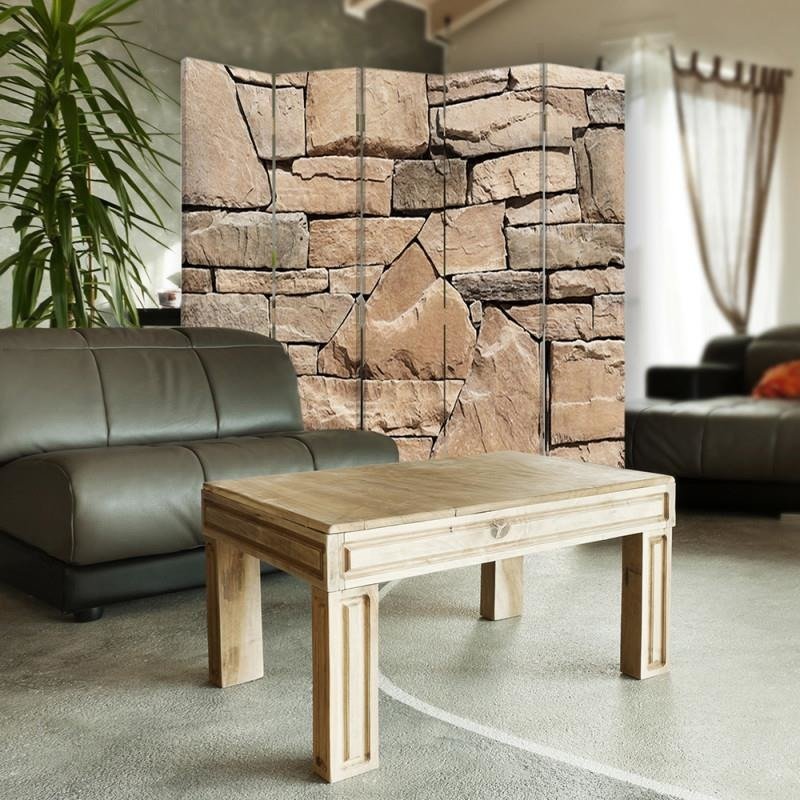 Aizslietnis, 5 paneļi, kanva, Wall Sandstone 1 