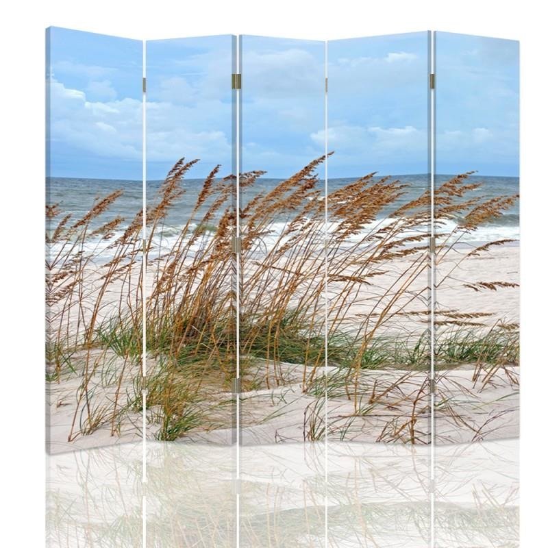 Aizslietnis, 5 paneļi, kanva, Sea Grass 