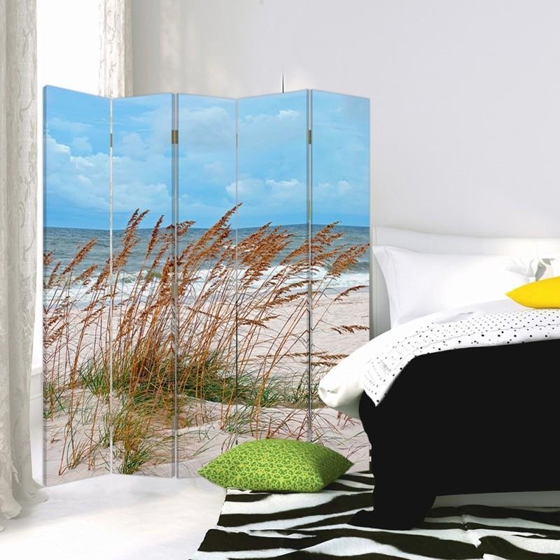 Aizslietnis, 5 paneļi, kanva, Sea Grass 