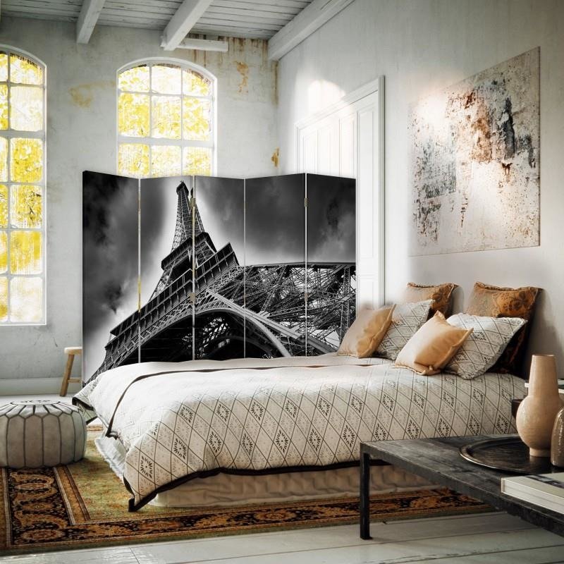 Aizslietnis, 5 paneļi, kanva, Eiffel Tower 