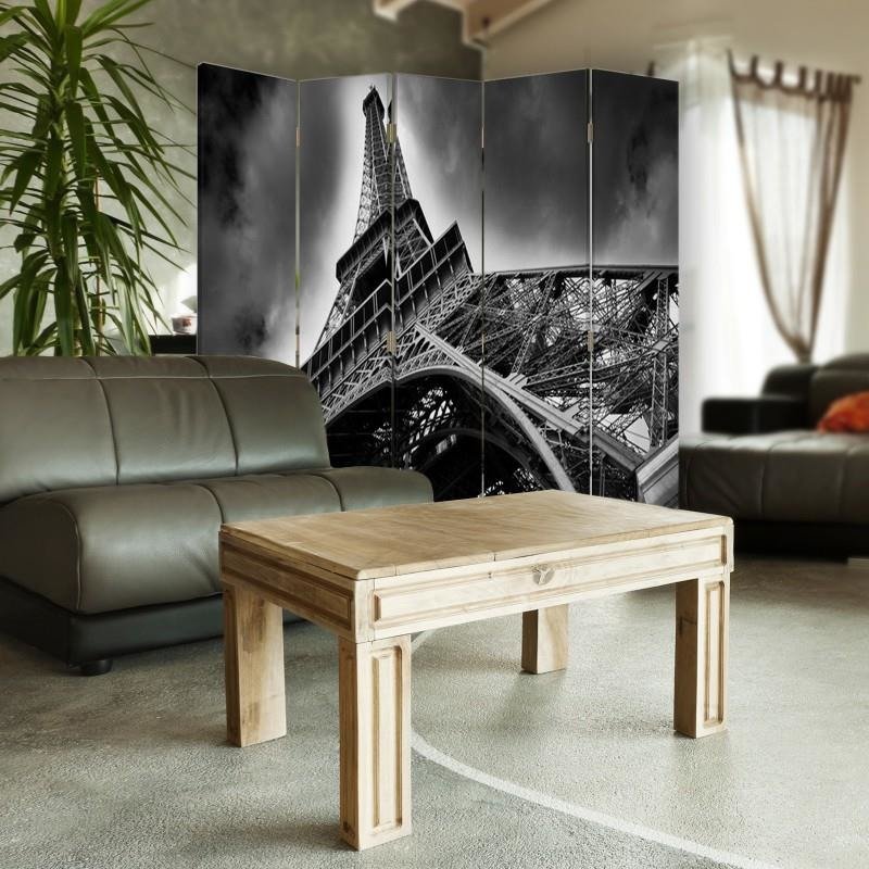 Aizslietnis, 5 paneļi, kanva, Eiffel Tower 