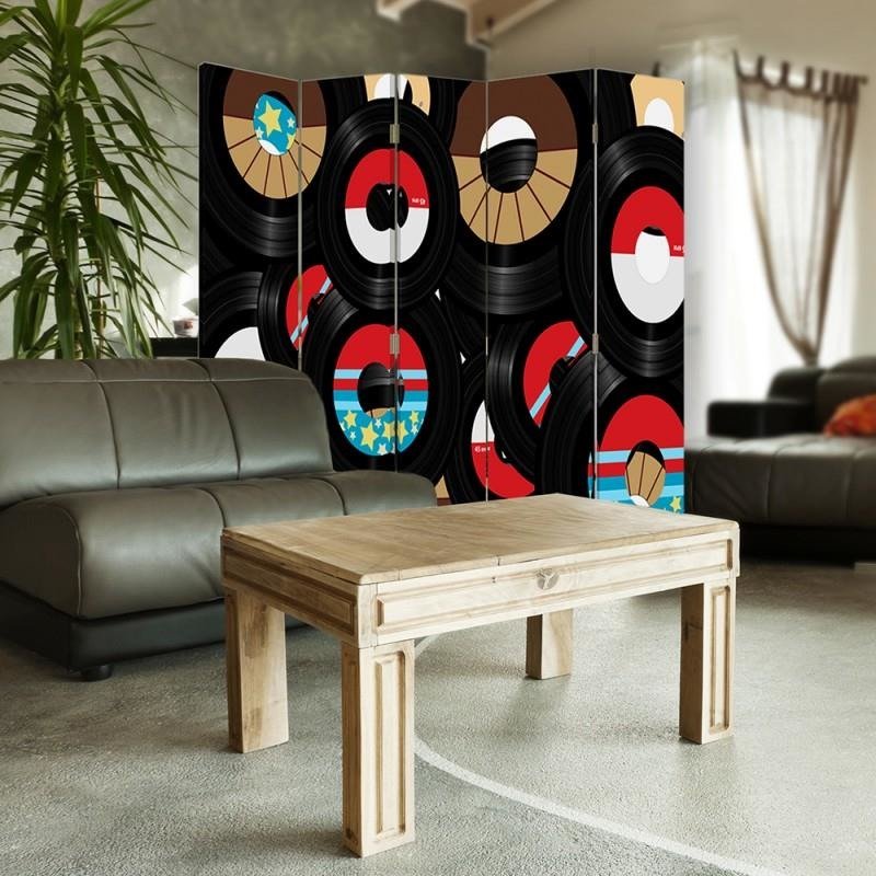 Aizslietnis, 5 paneļi, kanva, Vinyls 