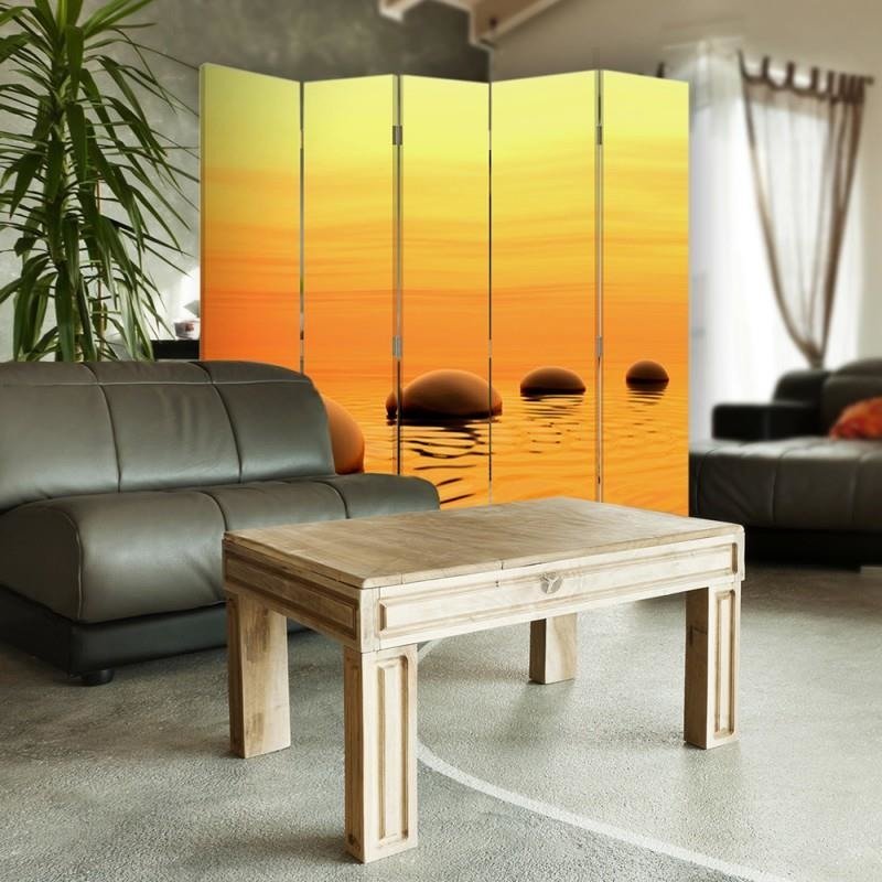Aizslietnis, 5 paneļi, kanva, Zen Stones 4 