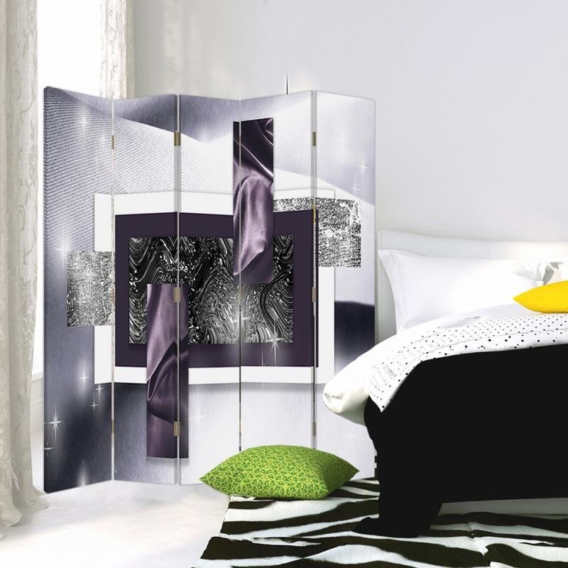 Aizslietnis, 5 paneļi, Divpusējs, kanva, Abstract Space 