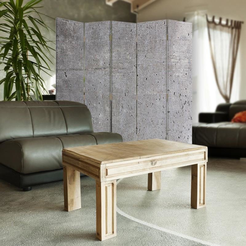 Aizslietnis, 5 paneļi, Divpusējs, kanva, Concrete Wall 4 