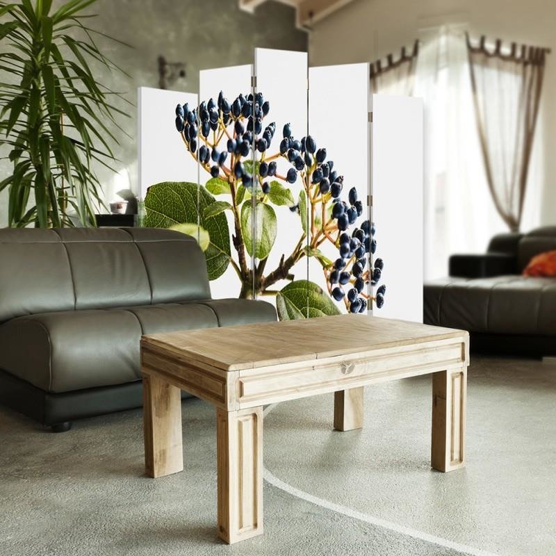 Decorative Aizslietnis, 5 paneļi, Divpusējs, kanva, Bilberry 