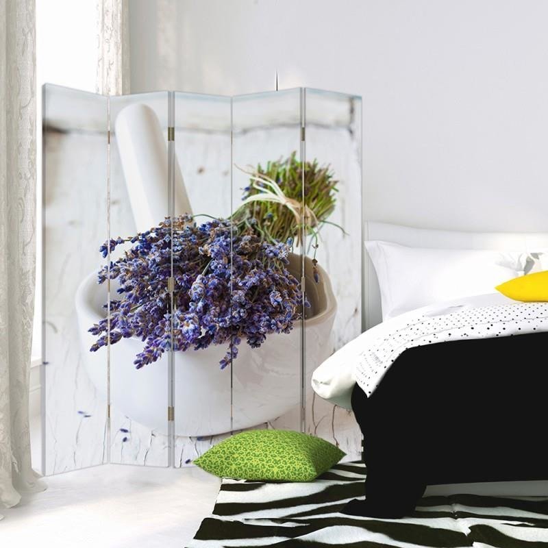 Aizslietnis, 5 paneļi, Divpusējs, kanva, Bunch Of Lavender 