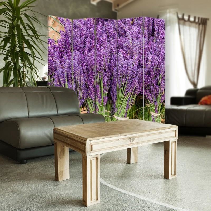 Aizslietnis, 5 paneļi, Divpusējs, kanva, Bunch Of Lavender 2 