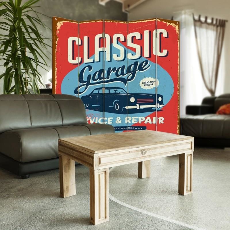 Aizslietnis, 5 paneļi, Divpusējs, kanva, Classic Garage 