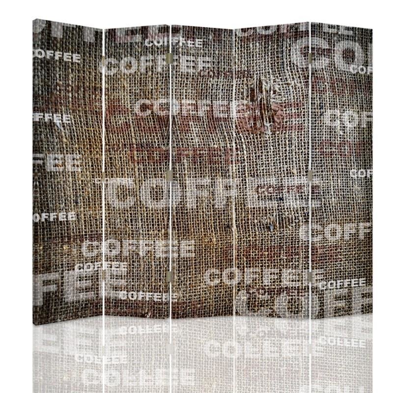 Aizslietnis, 5 paneļi, Divpusējs, kanva, Coffee 